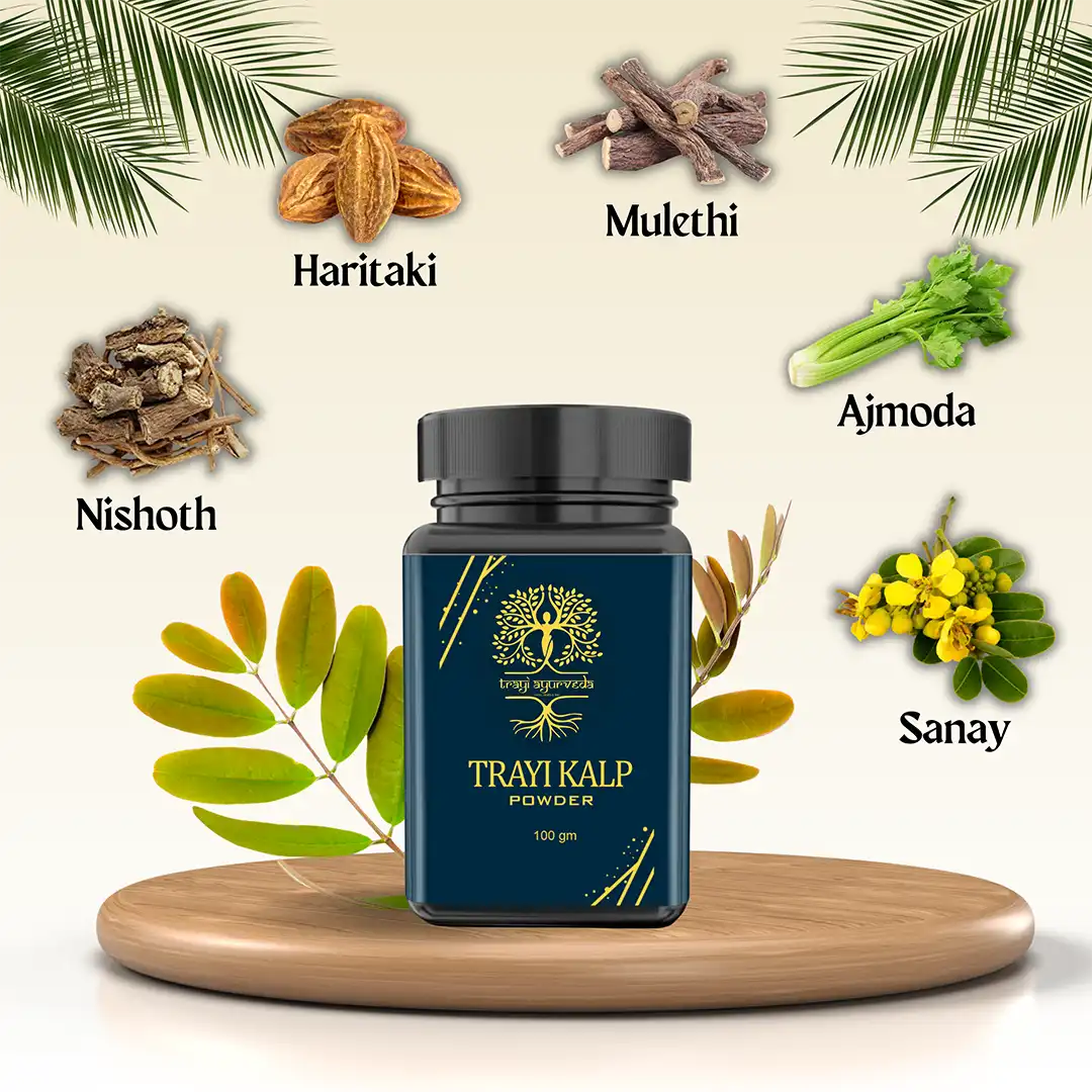 Trayi Kalp Powder "Nurture Your Gut, Nourish Your Health: Experience the Power of Detox"
